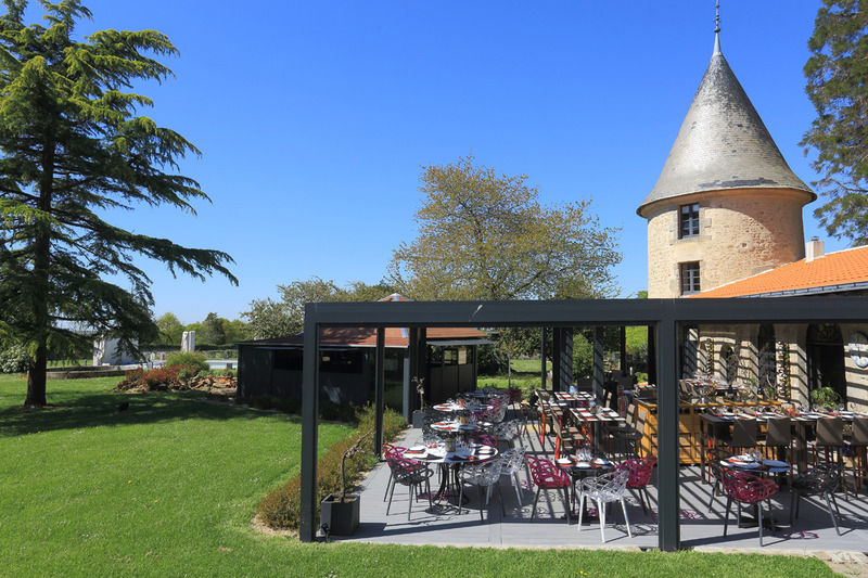 Hotel Chateau De La Barbiniere 塞夫勒河畔圣洛朗 外观 照片