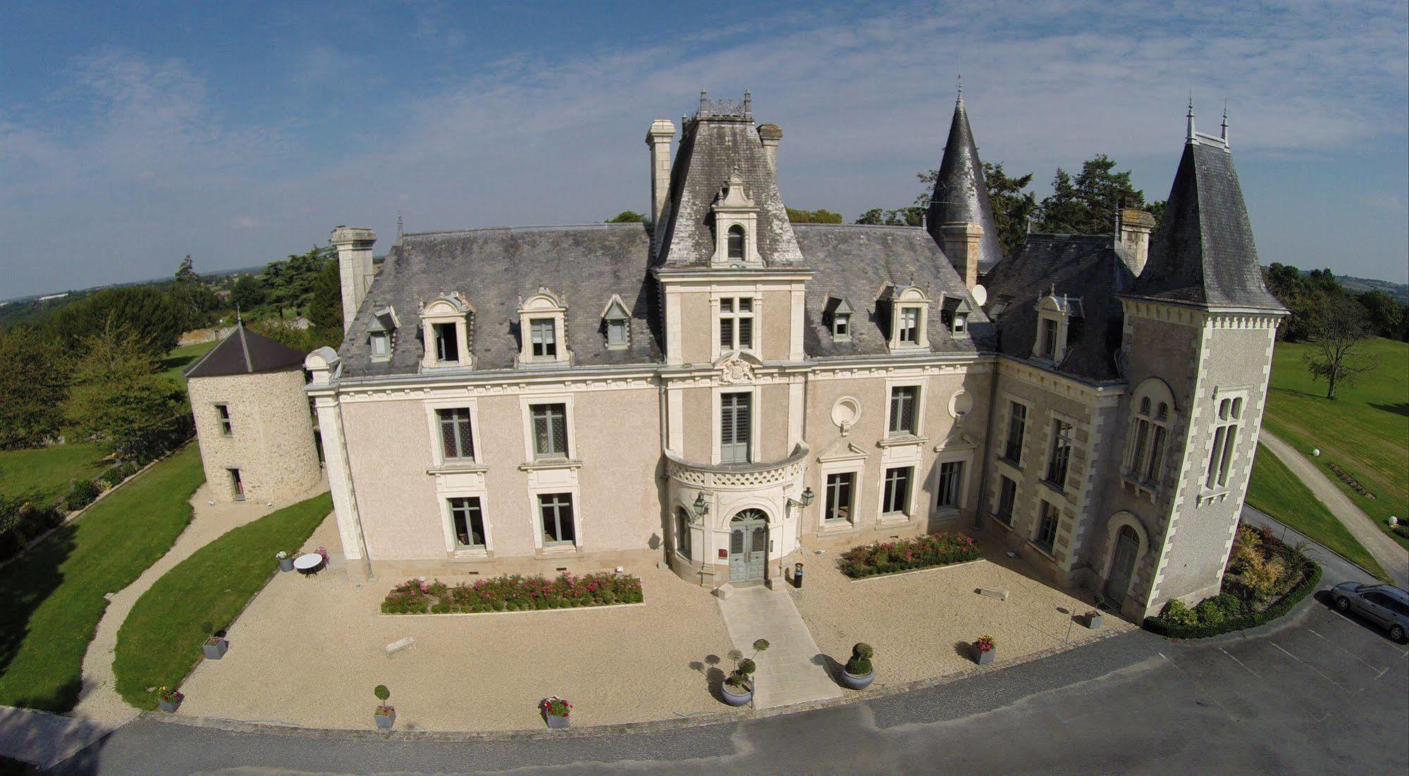 Hotel Chateau De La Barbiniere 塞夫勒河畔圣洛朗 外观 照片